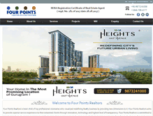 Tablet Screenshot of fourpointsrealtors.com